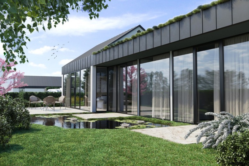 Дом 4+kk, 119м2, Black Roofs